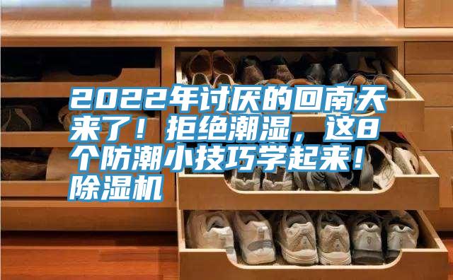 2022年討厭的回南天來了！拒絕潮濕，這8個防潮小技巧學起來！除濕機