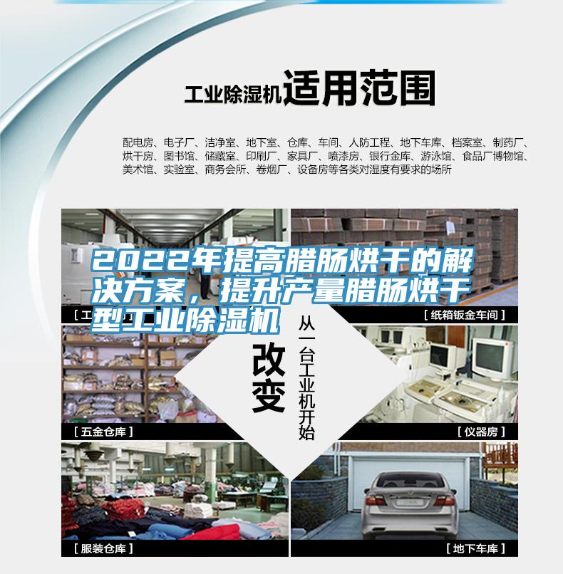 2022年提高臘腸烘干的解決方案，提升產量臘腸烘干型工業除濕機