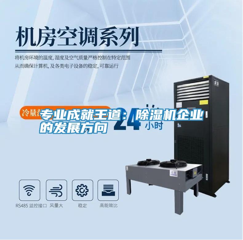 專業成就王道:除濕機企業的發展方向