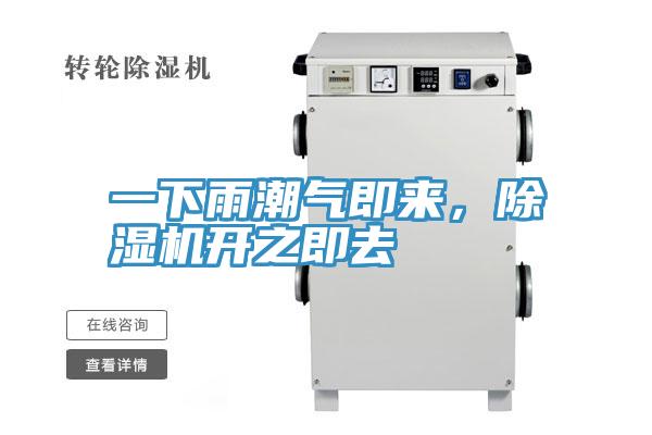 一下雨潮氣即來,除濕機開之即去
