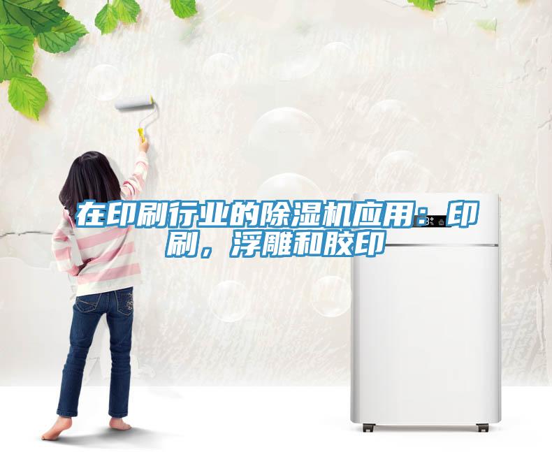 在印刷行業的除濕機應用：印刷，浮雕和膠印