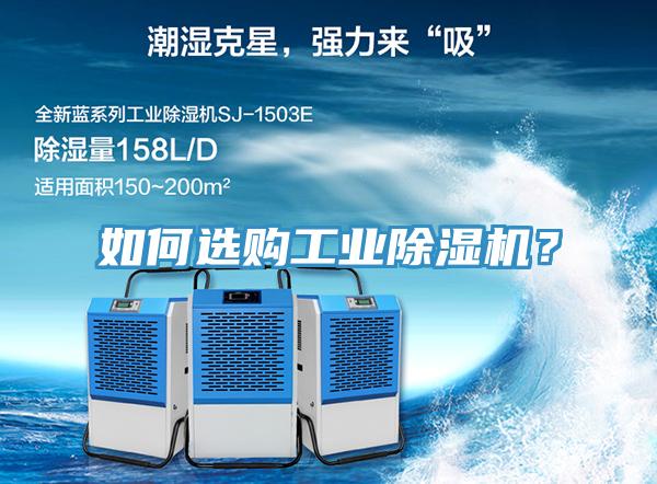 如何選購工業除濕機？