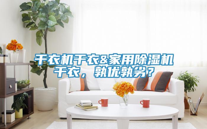 干衣機(jī)干衣&家用除濕機(jī)干衣,孰優(yōu)孰劣?