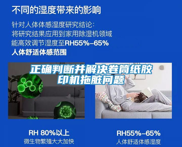 正確判斷并解決卷筒紙膠印機拖臟問題