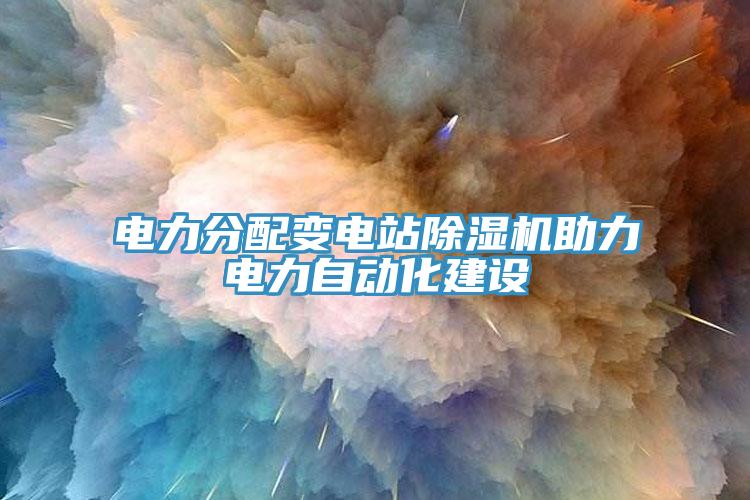 電力分配變電站除濕機助力電力自動化建設