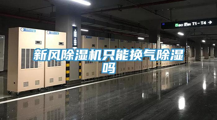 新風除濕機只能換氣除濕嗎