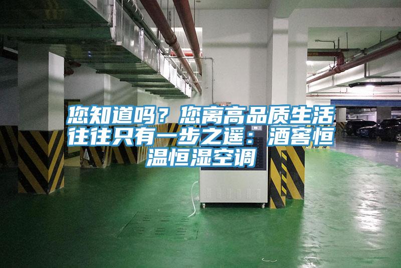 您知道嗎？您離高品質生活往往只有一步之遙：酒窖恒溫恒濕空調