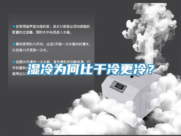 濕冷為何比干冷更冷？