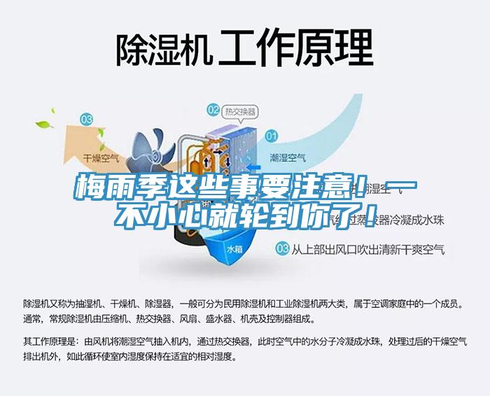 梅雨季這些事要注意!一不小心就輪到你了!