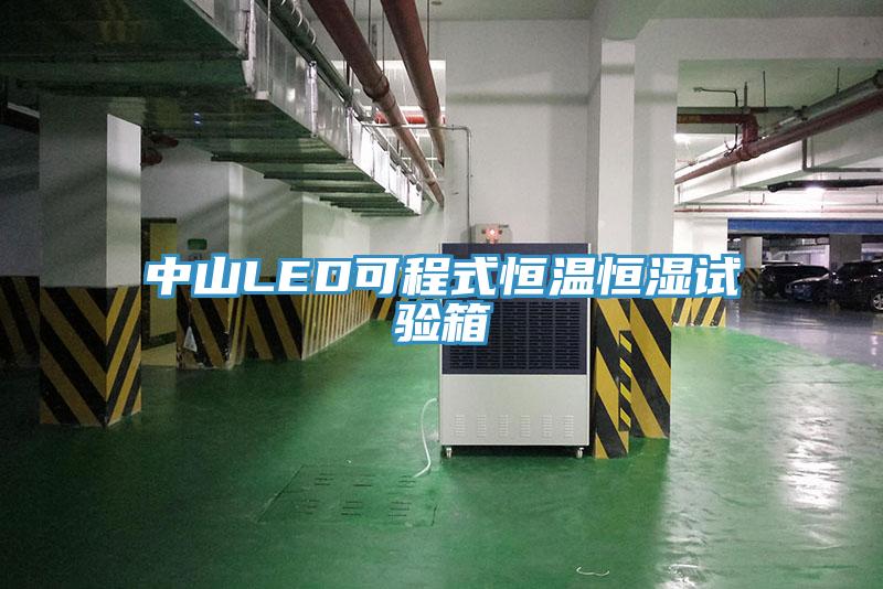 中山LED可程式恒溫恒濕試驗箱