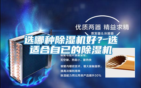 選哪種除濕機好？選適合自已的除濕機