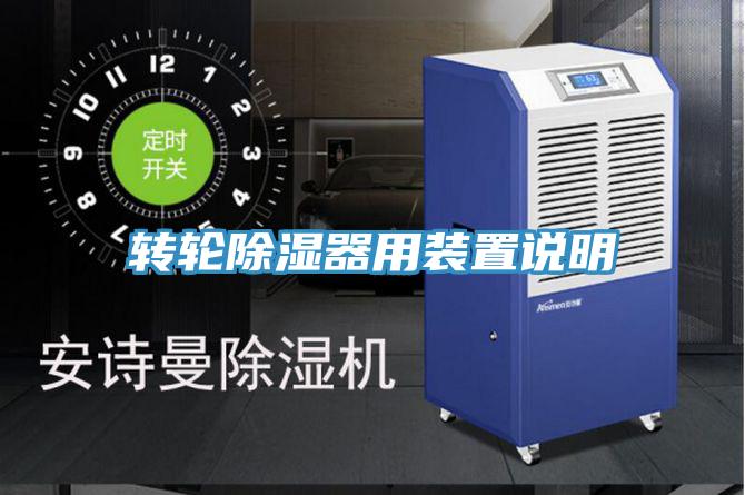 轉輪除濕器用裝置說明
