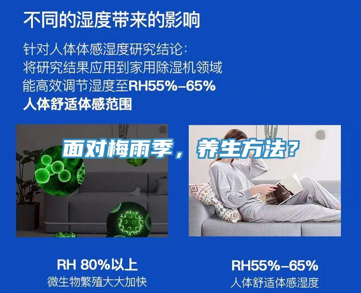 面對梅雨季，養生方法？