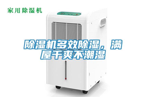 除濕機多效除濕，滿屋干爽不潮濕