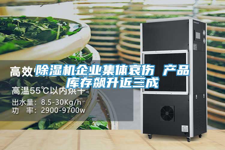 除濕機企業集體哀傷 產品庫存飆升近三成