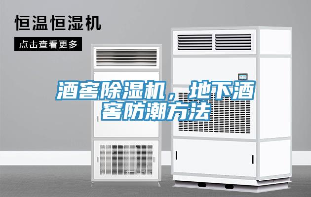 酒窖除濕機，地下酒窖防潮方法