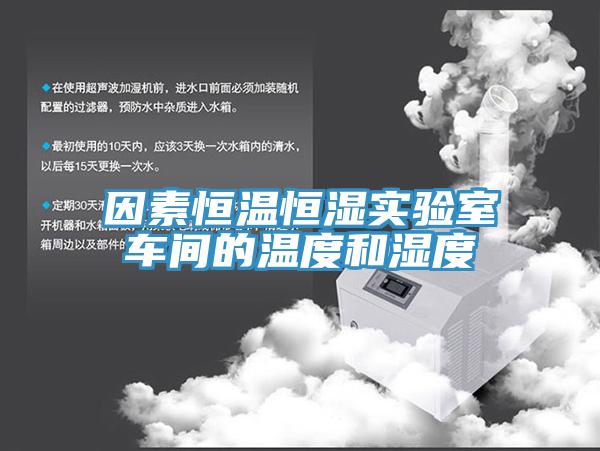 因素恒溫恒濕實驗室車間的溫度和濕度