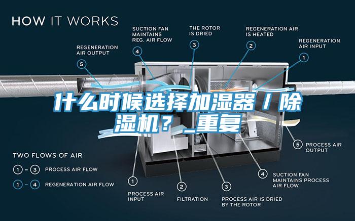什么時候選擇加濕器／除濕機？_重復