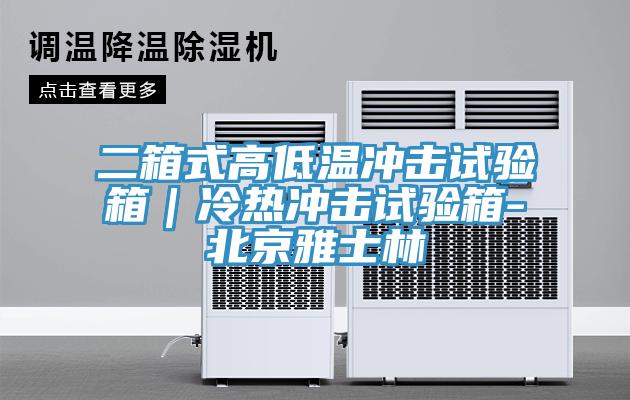 二箱式高低溫沖擊試驗箱｜冷熱沖擊試驗箱-北京雅士林