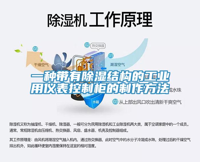 一種帶有除濕結構的工業用儀表控制柜的制作方法