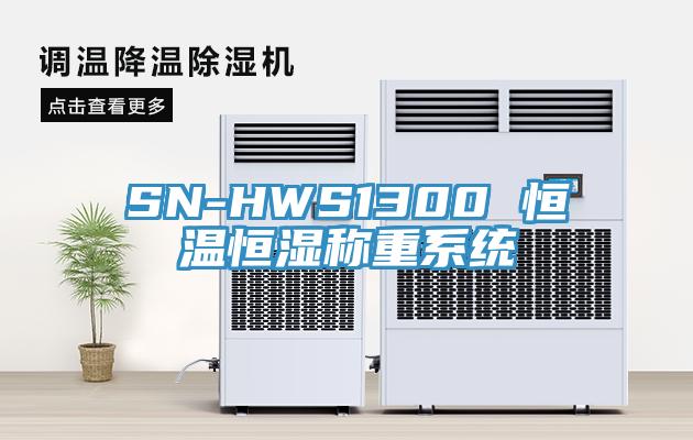 SN-HWS1300 恒溫恒濕稱(chēng)重系統(tǒng)