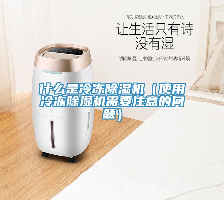什么是冷凍除濕機（使用冷凍除濕機需要注意的問題）