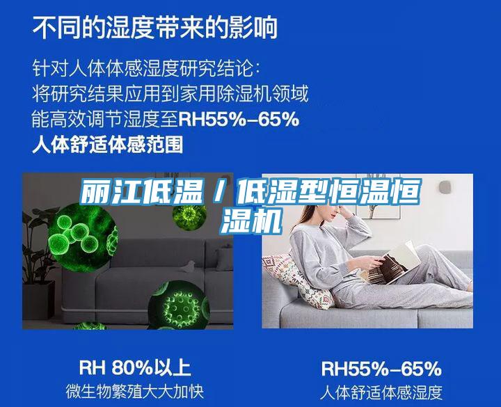 麗江低溫／低濕型恒溫恒濕機