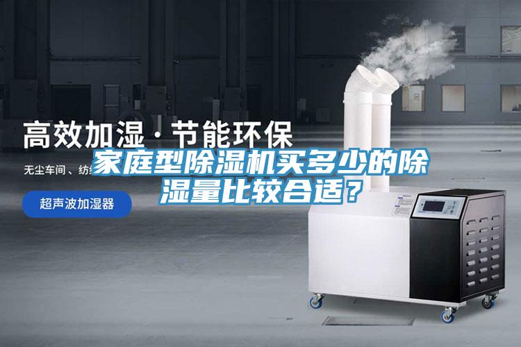 家庭型除濕機買多少的除濕量比較合適？