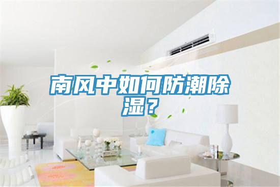 南風中如何防潮除濕?