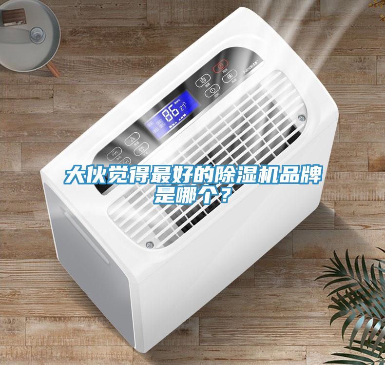 大伙覺得最好的除濕機品牌是哪個？