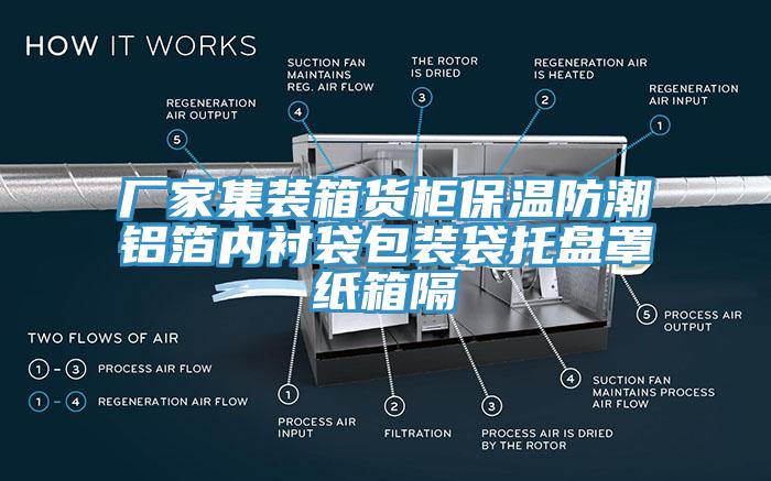 廠家集裝箱貨柜保溫防潮鋁箔內襯袋包裝袋托盤罩紙箱隔