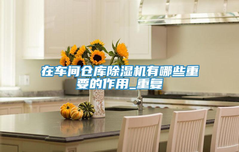 在車間倉庫除濕機有哪些重要的作用_重復