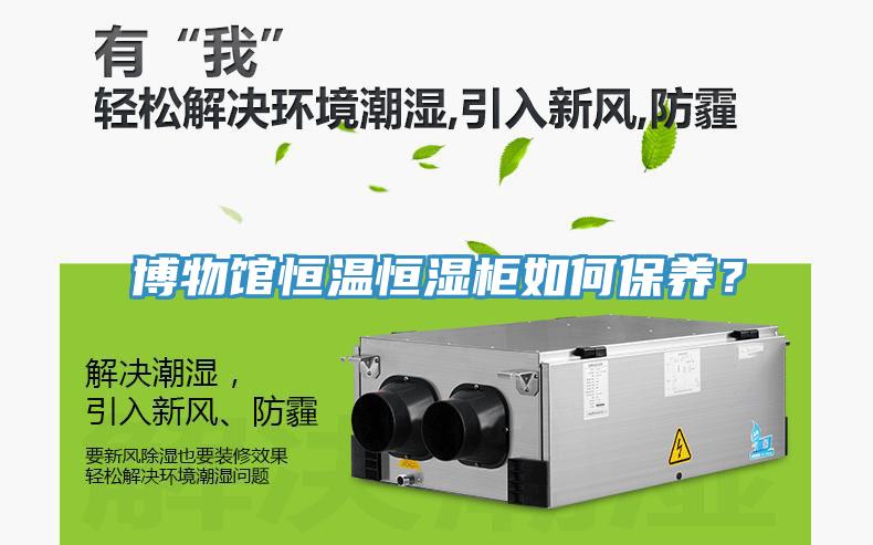 博物館恒溫恒濕柜如何保養(yǎng)?
