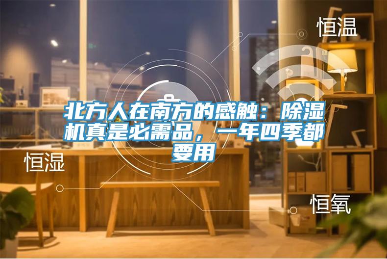 北方人在南方的感觸:除濕機真是必需品,一年四季都要用