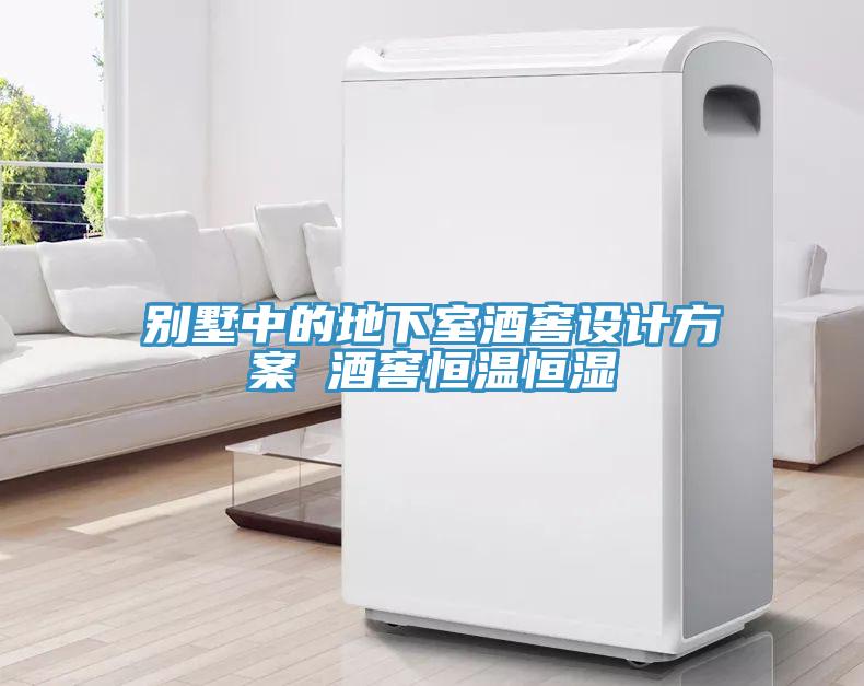 別墅中的地下室酒窖設計方案 酒窖恒溫恒濕