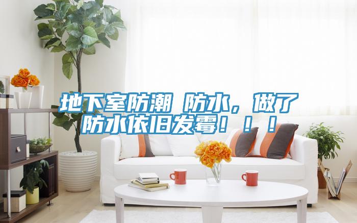 地下室防潮≠防水，做了防水依舊發(fā)霉！！！