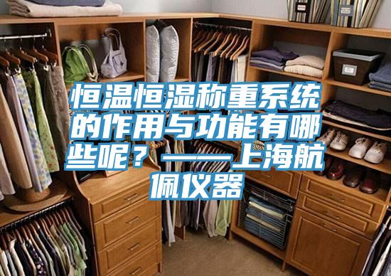 恒溫恒濕稱重系統(tǒng)的作用與功能有哪些呢?——上海航佩儀器
