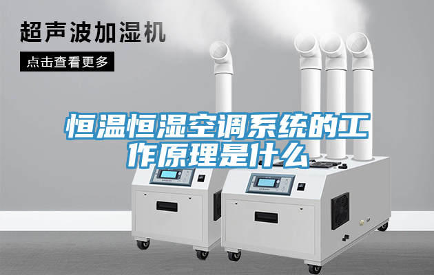 恒溫恒濕空調系統的工作原理是什么