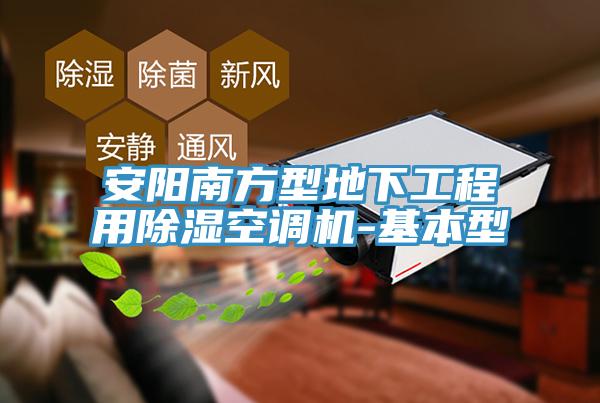 安陽南方型地下工程用除濕空調機-基本型