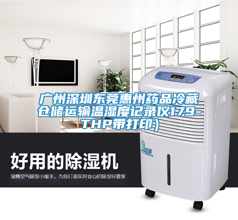 廣州深圳東莞惠州藥品冷藏倉儲運輸溫濕度記錄儀179-THP帶打印）