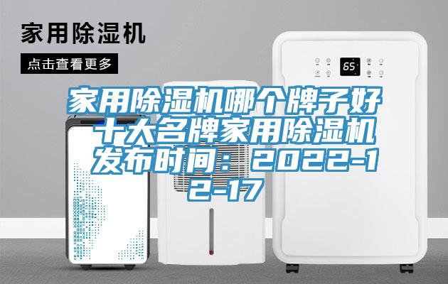 家用除濕機哪個牌子好 十大名牌家用除濕機 發(fā)布時間:2022-12-17