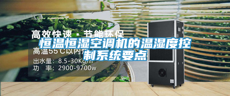 恒溫恒濕空調機的溫濕度控制系統要點