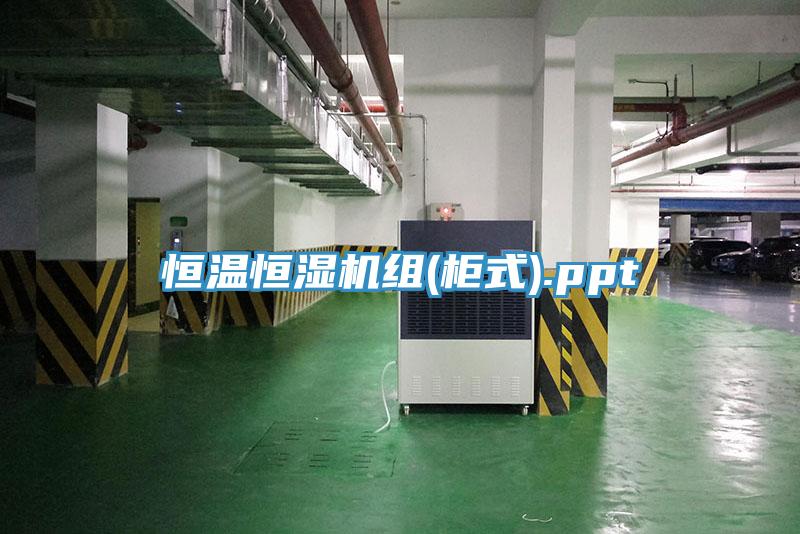 恒溫恒濕機組(柜式).ppt