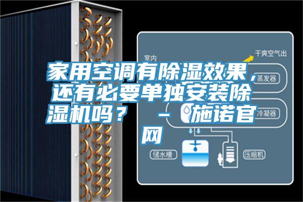 家用空調(diào)有除濕效果，還有必要單獨(dú)安裝除濕機(jī)嗎？ – 施諾官網(wǎng)