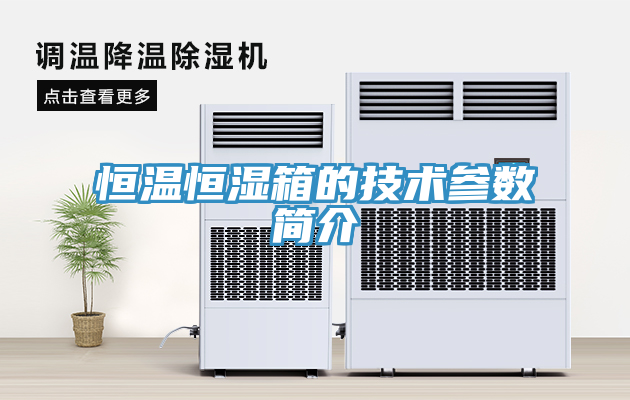 恒溫恒濕箱的技術參數簡介