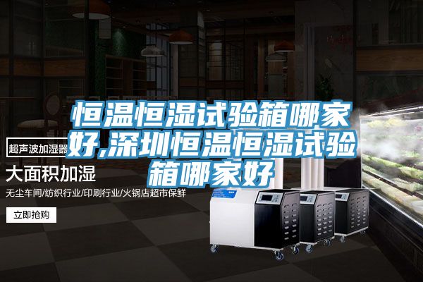 恒溫恒濕試驗箱哪家好,深圳恒溫恒濕試驗箱哪家好