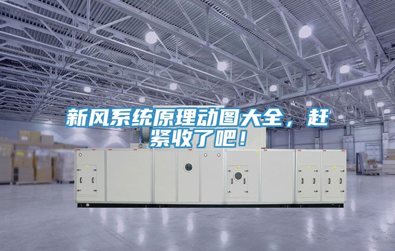 新風系統原理動圖大全，趕緊收了吧！