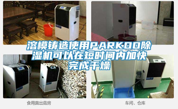 溶模鑄造使用PARKOO除濕機(jī)可以在短時(shí)間內(nèi)加快完成干燥