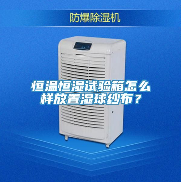 恒溫恒濕試驗(yàn)箱怎么樣放置濕球紗布?