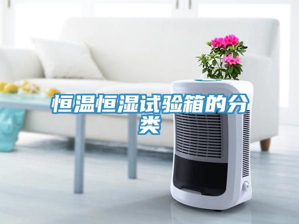 恒溫恒濕試驗箱的分類